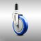 Service Caster 5 Inch 316SS Blue Polyurethane Wheel Swivel 1-1/8 Inch Expanding Stem Caster SCC-SS316EX20S514-PPUB-BLUE-118 - alternate 4